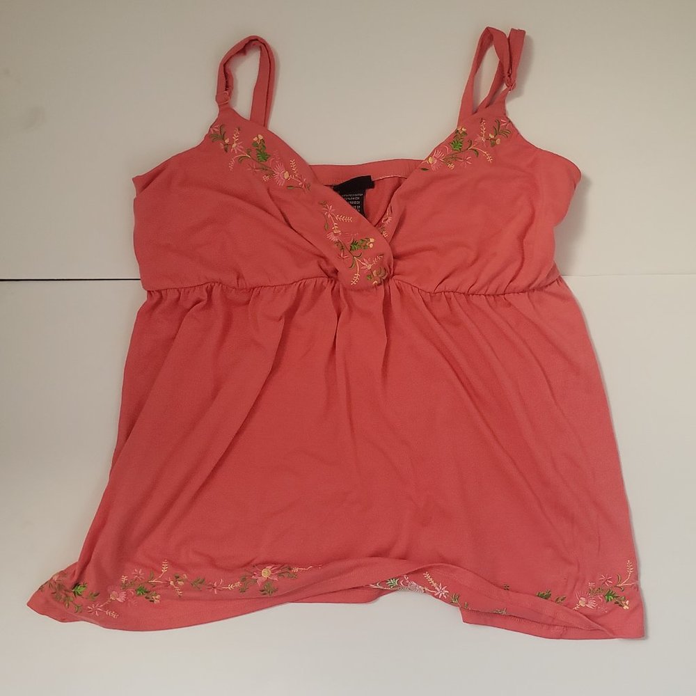 Torrid Salmon cami strap shirt size 1